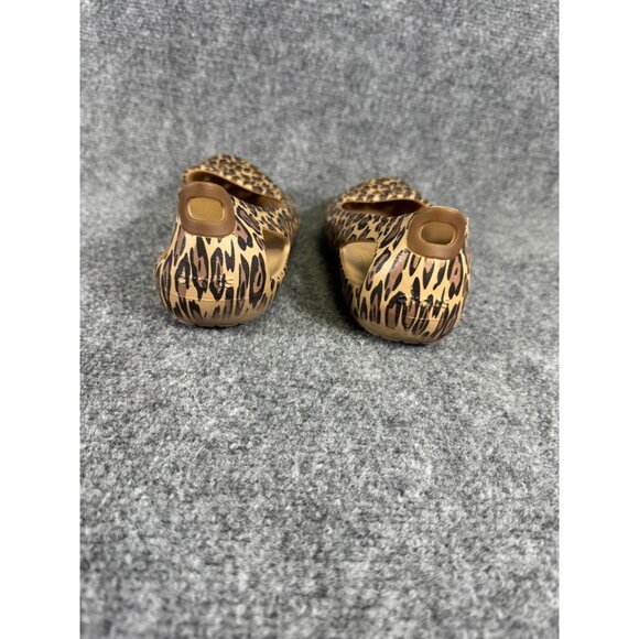 Crocs Women's 11W Leopard Print Flats Slip-On Comfort Shoes Casual - Picture 11 of 16